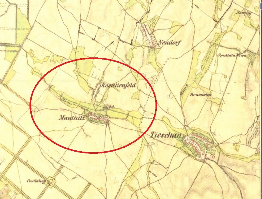II. vojenské mapování – Františkovo