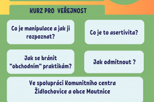 Jak říkat NE - kurz asertivity 24.10.2023 OÚ Moutnice