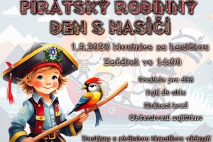 Pirátský rodinný den s hasiči