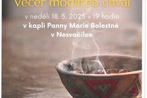 Pozvánka z místní farnosti: Večer modliteb chval 
