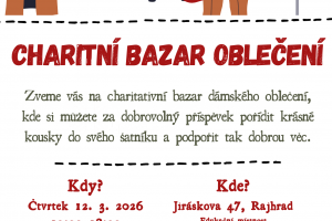 Charitativní bazar oblečení A4