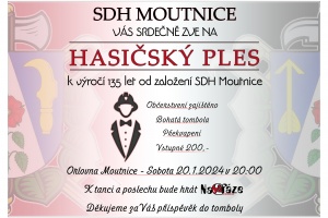 3 - Hasičský ples - plakát 2024