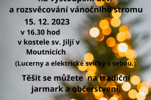 ZŠ a MŠ Moutnice vás zve na vystoupení dětí a roszvěcování vánočního stromu (2)