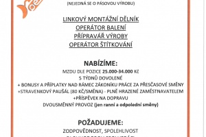 nabídka práce