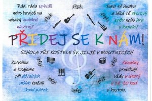 Schola při kostele sv. Jiljí v Moutnicích