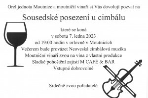 Sousedské posezení u cimbálu