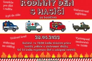 Pozvánka na tradiční Rodinný den za hasičkou