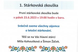 1. stárkovská zkouška