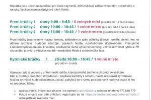 Nabídka hudební školy Yamaha