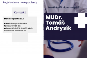 MUDr. Tomáš Andrysík - Měnín