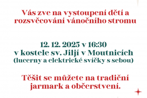 Rozsvícení vánočního stromu