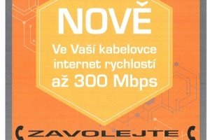 NOEL – nově vysokorychlostní internet až 300 Mbps