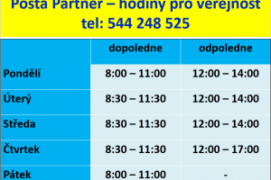 Pošta partner Moutnice