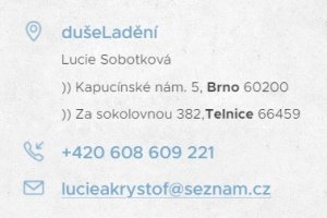 Nabídka ošetření, masáží a terapie od Lucie Svobodové