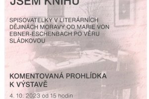 Napsala jsem knihu - přednáška k výstavě 4.10.2023