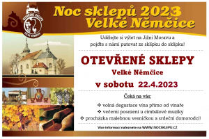 Noc sklepů 2023 - Velké Němčice