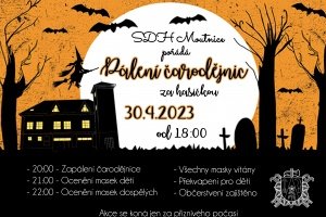 Pálení čarodějnic za hasičkou