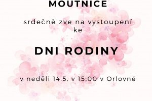 Pozvánka na Den rodiny - neděle 14.5.2023 v orlovně