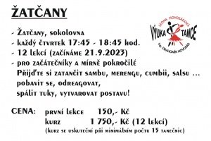 Pozvánka na cvičení - Žatčany a Telnice