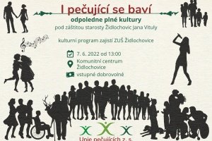Pozvání na kulturní odpoledne s Unií pečujících