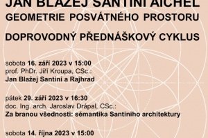 Jan Blažej Santini Aichel a Rajhrad - pozvání na přednáškový cyklus