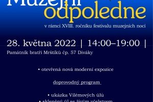 Pozvánka na muzejní odpoledne