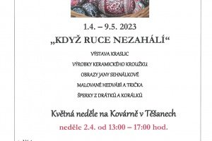 Pozvánka na výstavu v kovárně v Těšanech