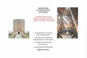 Informace z místní farnosti: Pozvánka na tradiční poutní bohoslužbu