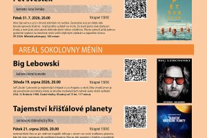 Letní kino Měnín 2026