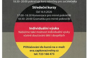 Kurzy němčiny - Komunitní centrum Židlochovice