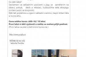 Nabídka aktivit v Orlovně v Telnici