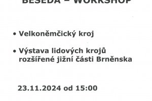 Lidové kroje - beseda a workshop