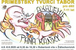 Příměstský tvůrčí tábor v Robertově vile v Židlochovicích