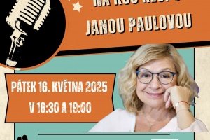 Na kus řeči s Janou Paulovou - pátek 16. 5. 2025 kino Měnín