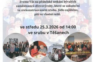 Setkání bývalých zaměstnanců Dřevovýroby Těšany