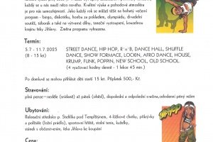 Letní škola tance street dance pro děti 8-15 let
