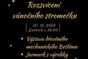 Rozsvícení vánočního stromečku v Nesvačilce