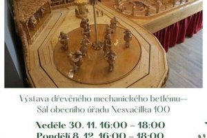 Výstava dřevěného mechanického betlému
