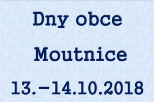 Dny obce Moutnice