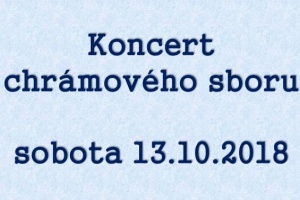 Koncert chrámového sboru