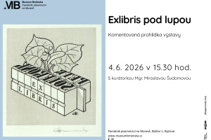 Exlibris pod lupou komentovaná prohlídka plakát